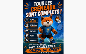 Bonne saison 2026-2027 à tous